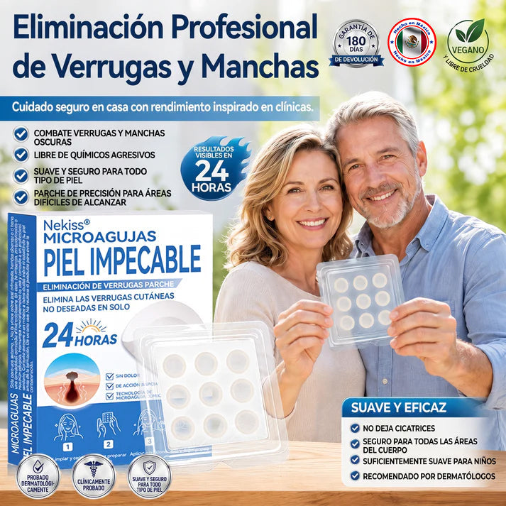 👩‍⚕️🎉𝑻𝒊𝒆𝒏𝒅𝒂 𝑶𝒇𝒊𝒄𝒊𝒂𝒍 | 𝑵𝐞𝒌𝐢𝐬𝐬® 🌿 𝑀𝑖𝑐𝑟𝑜𝑎𝑔𝑢𝑗𝑎𝑠 𝑃𝑖𝑒𝑙 𝐼𝑚𝑝𝑒𝑐𝑎𝑏𝑙𝑒 𝐸𝑙𝑖𝑚𝑖𝑛𝑎𝑐𝑖ó𝑛 𝐷𝑒 𝑉𝑒𝑟𝑟𝑢𝑔𝑎𝑠 𝑃𝑎𝑟𝑐ℎ𝑒 (𝑃𝑎𝑟𝑎 𝑎𝑐𝑟𝑜𝑐𝑜𝑟𝑑𝑜𝑛𝑒𝑠, 𝑝𝑒𝑞𝑢𝑒ñ𝑎𝑠 𝑖𝑚𝑝𝑒𝑟𝑓𝑒𝑐𝑐𝑖𝑜𝑛𝑒𝑠 𝑐𝑢𝑡á𝑛𝑒𝑎𝑠, 𝑣𝑒𝑟𝑟𝑢𝑔𝑎𝑠, 𝑙𝑢𝑛𝑎𝑟𝑒𝑠, 𝑚𝑎𝑛𝑐ℎ𝑎𝑠 𝑑𝑒 𝑙𝑎 𝑒𝑑𝑎𝑑 𝑦 𝑝𝑟𝑜𝑏𝑙𝑒𝑚𝑎𝑠 𝑑𝑒 𝑝𝑖𝑔𝑚𝑒𝑛𝑡𝑎𝑐𝑖ó𝑛.)