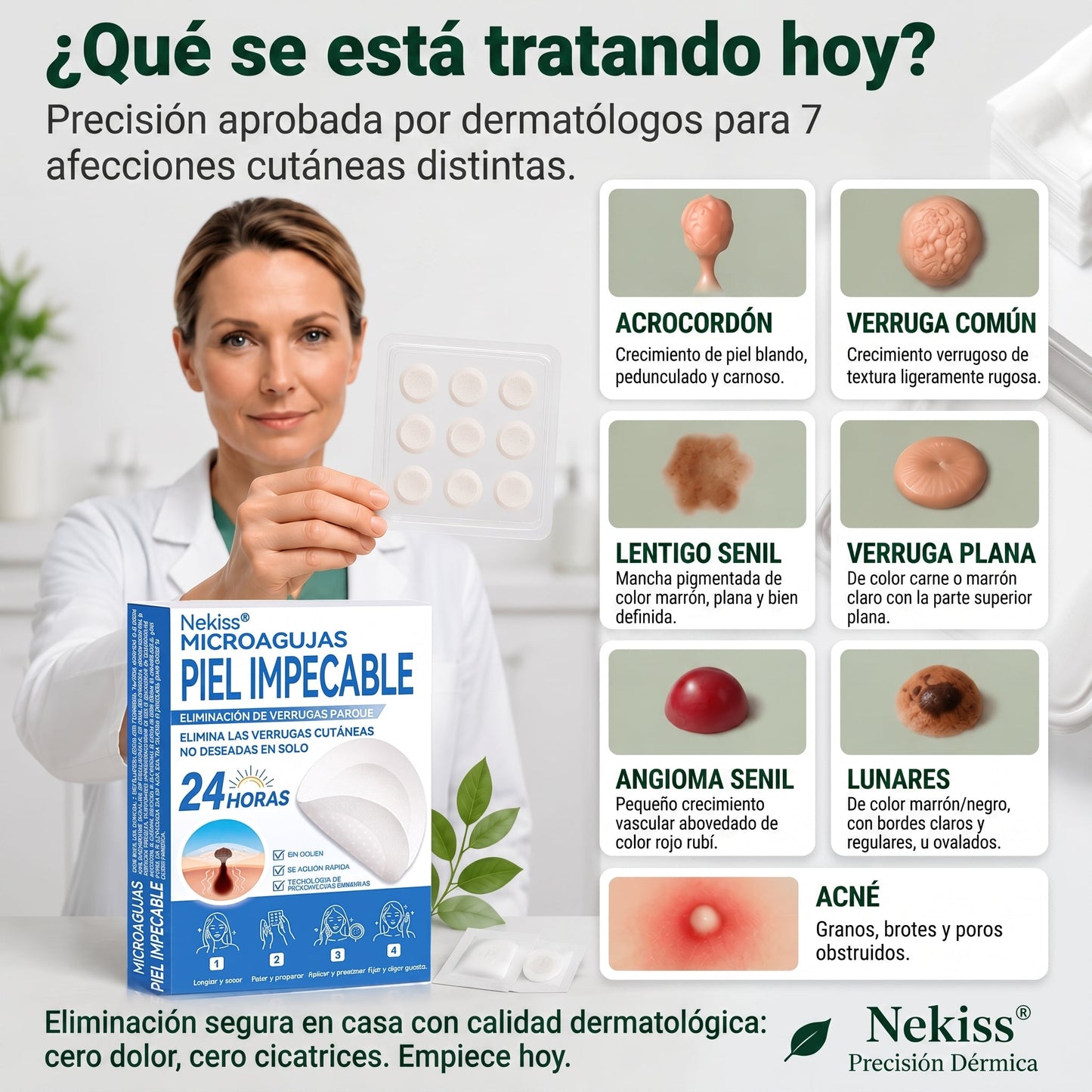 👩‍⚕️🎉𝑻𝒊𝒆𝒏𝒅𝒂 𝑶𝒇𝒊𝒄𝒊𝒂𝒍 | 𝑵𝐞𝒌𝐢𝐬𝐬® 🌿 𝑀𝑖𝑐𝑟𝑜𝑎𝑔𝑢𝑗𝑎𝑠 𝑃𝑖𝑒𝑙 𝐼𝑚𝑝𝑒𝑐𝑎𝑏𝑙𝑒 𝐸𝑙𝑖𝑚𝑖𝑛𝑎𝑐𝑖ó𝑛 𝐷𝑒 𝑉𝑒𝑟𝑟𝑢𝑔𝑎𝑠 𝑃𝑎𝑟𝑐ℎ𝑒 (𝑃𝑎𝑟𝑎 𝑎𝑐𝑟𝑜𝑐𝑜𝑟𝑑𝑜𝑛𝑒𝑠, 𝑝𝑒𝑞𝑢𝑒ñ𝑎𝑠 𝑖𝑚𝑝𝑒𝑟𝑓𝑒𝑐𝑐𝑖𝑜𝑛𝑒𝑠 𝑐𝑢𝑡á𝑛𝑒𝑎𝑠, 𝑣𝑒𝑟𝑟𝑢𝑔𝑎𝑠, 𝑙𝑢𝑛𝑎𝑟𝑒𝑠, 𝑚𝑎𝑛𝑐ℎ𝑎𝑠 𝑑𝑒 𝑙𝑎 𝑒𝑑𝑎𝑑 𝑦 𝑝𝑟𝑜𝑏𝑙𝑒𝑚𝑎𝑠 𝑑𝑒 𝑝𝑖𝑔𝑚𝑒𝑛𝑡𝑎𝑐𝑖ó𝑛.)