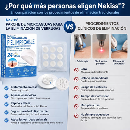 👩‍⚕️🎉𝑻𝒊𝒆𝒏𝒅𝒂 𝑶𝒇𝒊𝒄𝒊𝒂𝒍 | 𝑵𝐞𝒌𝐢𝐬𝐬® 🌿 𝑀𝑖𝑐𝑟𝑜𝑎𝑔𝑢𝑗𝑎𝑠 𝑃𝑖𝑒𝑙 𝐼𝑚𝑝𝑒𝑐𝑎𝑏𝑙𝑒 𝐸𝑙𝑖𝑚𝑖𝑛𝑎𝑐𝑖ó𝑛 𝐷𝑒 𝑉𝑒𝑟𝑟𝑢𝑔𝑎𝑠 𝑃𝑎𝑟𝑐ℎ𝑒 (𝑃𝑎𝑟𝑎 𝑎𝑐𝑟𝑜𝑐𝑜𝑟𝑑𝑜𝑛𝑒𝑠, 𝑝𝑒𝑞𝑢𝑒ñ𝑎𝑠 𝑖𝑚𝑝𝑒𝑟𝑓𝑒𝑐𝑐𝑖𝑜𝑛𝑒𝑠 𝑐𝑢𝑡á𝑛𝑒𝑎𝑠, 𝑣𝑒𝑟𝑟𝑢𝑔𝑎𝑠, 𝑙𝑢𝑛𝑎𝑟𝑒𝑠, 𝑚𝑎𝑛𝑐ℎ𝑎𝑠 𝑑𝑒 𝑙𝑎 𝑒𝑑𝑎𝑑 𝑦 𝑝𝑟𝑜𝑏𝑙𝑒𝑚𝑎𝑠 𝑑𝑒 𝑝𝑖𝑔𝑚𝑒𝑛𝑡𝑎𝑐𝑖ó𝑛.)